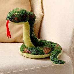 Мягкая игрушка Змея, 15 см, цвет зелёный - Simaland фото 2