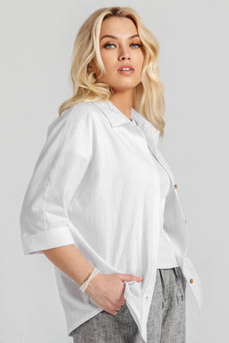 Блузка женская 4274/18/Белый - Rise фото 6