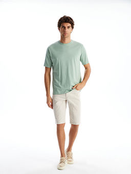 Bisiklet Yaka Penye Erkek Ti??rt