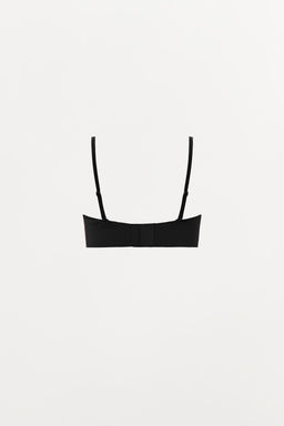 POLYAMIDE BANDEAU BRA WITH STRAPS - Zara фото 6