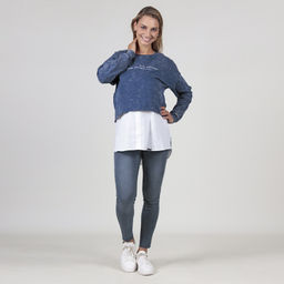 Oh ma / Брюки джинсовые