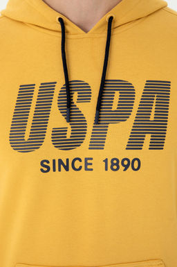 U. S. Polo Assn Мужская горчичная толстовка с капюшоном - U.s. polo assn фото 21