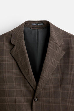 OVERSIZE CHECK BLAZER - Zara фото 8
