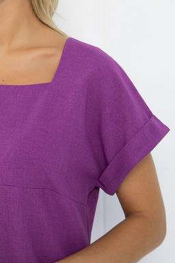 Платье Лика (темно-сиреневое) П11957