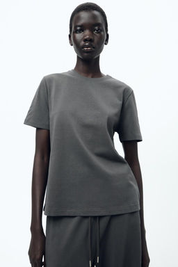 HEAVY COTTON T-SHIRT - Zara фото 18