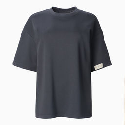 Футболка с нашивкой женская MIST Base, графит, размер 44