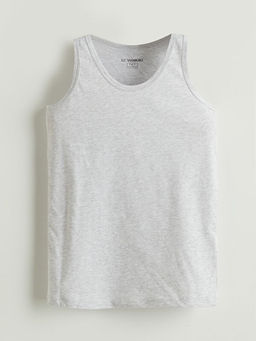 Bisiklet Yaka Erkek ?ocuk Atlet 2li