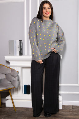 Брюки палаццо Креатив (темно-серые) Б14655-24М - Lt collection фото 5