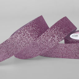Цена за 2 шт. Лента декоративная Блёстки, 25 мм 9,1 0,5 м, цвет сиреневый