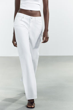 TRF WIDE-LEG LOW-RISE JEANS - Zara фото 6