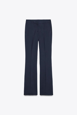 STRAIGHT MID-WAIST TROUSERS - Zara фото 5