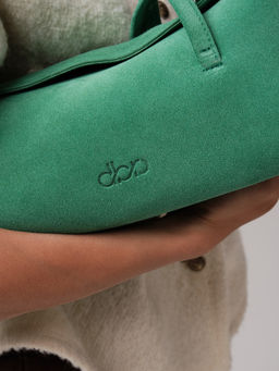 Замшевая сумка Raduy DBR 31127 брел.зеленый фото 7