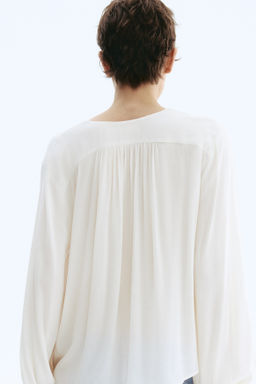 Blusa oversize de viscosa - H&m фото 6