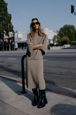KNIT MIDI SKIRT - Zara фото 21