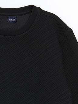 Bisiklet Yaka Erkek ?ocuk Sweatshirt