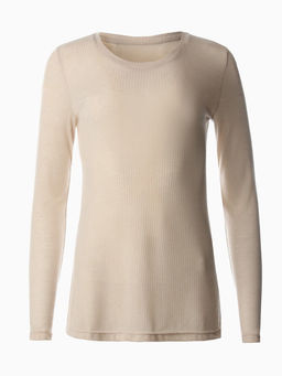 Лонгслив женский KAFTAN: Basic line, бежевый, размер 40-42