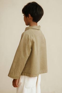 PANTAL?N RECTO CREATED BY CARAMEL LONDON X ZARA / Crudo medio  фото 6