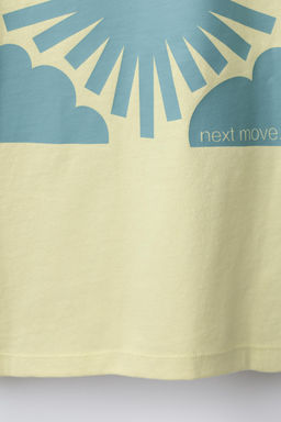 PLAIN T-SHIRT WITH PATCH APPLIQU_ - Zara фото 4