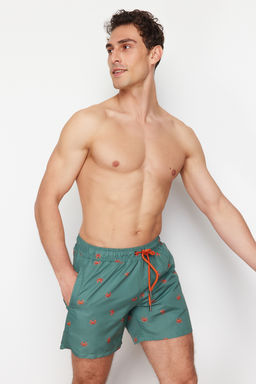 TRENDYOL MAN Lacivert Standart Fit Yengec Desenli Deniz Sortu TMNSS24DS00006 - Trendyolmilla фото 14