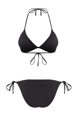 TRENDYOLMILLA Siyah Ucgen Normal Bel Regular Bikini Tak?m? TBESS25BT00164  фото 6