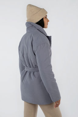 05-2119 Куртка женская зимняя (пояс) - El podio фото 7