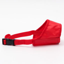 Намордник текстильный, размер 2 (длина по носу 4 см, обхват морды 20 см), микс цветов - Пижон фото 2