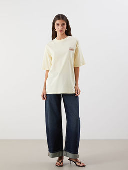 Florida Bask?l? Oversize Kad?n Ti??rt