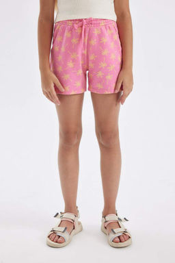 Шорты с рисунком для девочек - Defacto фото 4