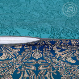 Постельное белье Серебряные нити (сатин Россия) Семейный/Пододеяльник (молния): 2 шт. - 215*145; Простыня: 1 шт. - 215*240; Наволочка (клапан, ушки): 2 шт. - 70*70; Наволочка (клапан): 2 шт. - 50*70 Россия - Артпостель фото 6