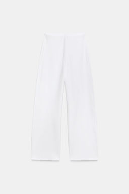 PANTAL?N BALLOON INTERLOCK / Blanco - Zara фото 7