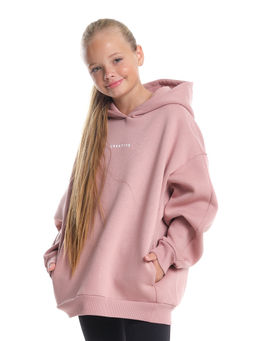 Худи для девочки оверсайз одежда подростковая с принтом 22-7317 мята - Mini maxi фото 21