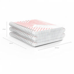 Цена за 5 шт. Тетрадь общая с пластиковой обложкой на спирали ErichKrause Red Concept, А6, 80 листов, клетка  фото 5