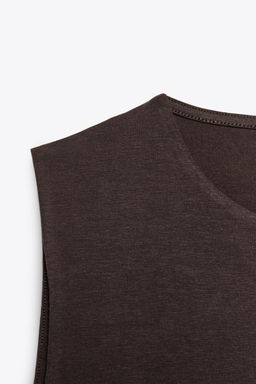 COTTON CROP TOP - Zara фото 34