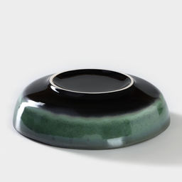 Тарелка фарфоровая Verde notte, 600 мл, d=18.5 см