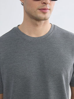 Bisiklet Yaka Dokulu Erkek Ti??rt