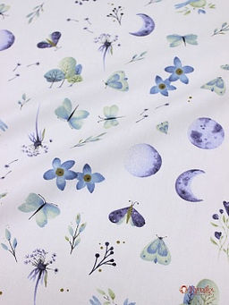 Сатин Волшебные сумерки, ш.1.61м, хлопок-100%, 120гр/м.кв