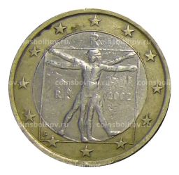 1 евро 2002 года Италия