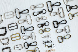 Фурнитура сумочная металл Gamma GH 100/09/10 Карабин 9 мм 10 шт. №30 под золото