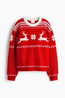 Jersey oversize en punto jacquard - H&m фото 2