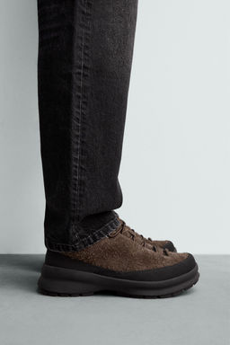 ZAPATILLA PIEL TREK / Marr?n