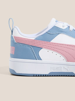 Детские кеды PUMA Puma Rebound V6 Lo Jr Артикул 4587285, голубой