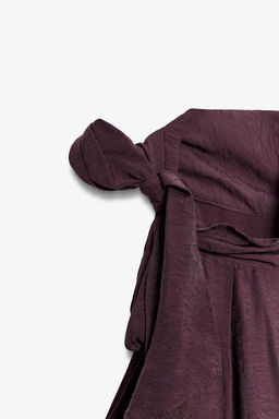 BOW DETAIL PUFF TOP - Zara фото 7