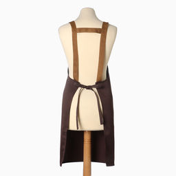 Фартук Этель, коричневый, 69×74 см,100% п/э