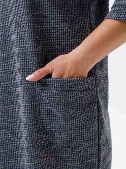 Платье женское, цвет Серо - голубой