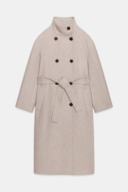 OVERSIZE HIGH-NECK COAT ZW COLLECTION LIMITED EDITION - Zara фото 6