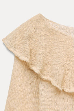 ALPACA AND WOOL FINE KNIT SWEATER - Zara фото 7