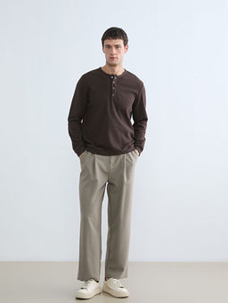 Bisiklet Yaka Erkek D??meli Ti??rt