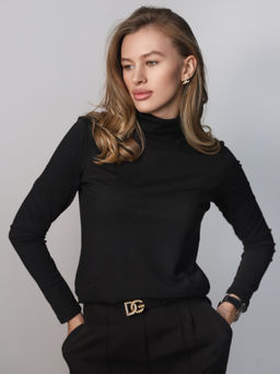 Водолазка женская с горлом КВ200 Черный от фабрики Спортсоло