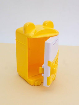 Копилка-сейф "Cute animal", yellow (14x8 см)