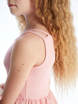 U Yaka K?z ?ocuk Elbise